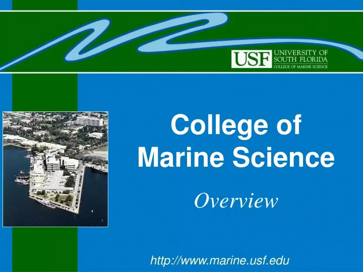college of marine science overview