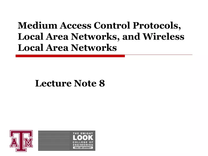 medium access control protocols local area networks and wireless local area networks