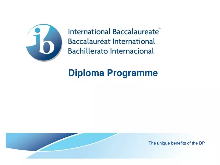 diploma programme