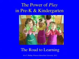 The Power of  Play in Pre-K &amp; Kindergarten