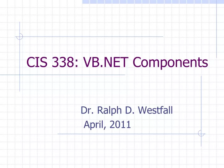 cis 338 vb net components