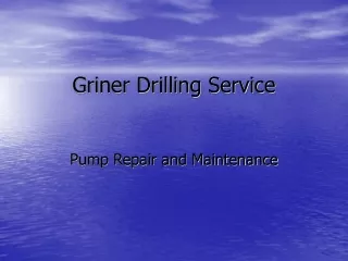 Griner Drilling Service