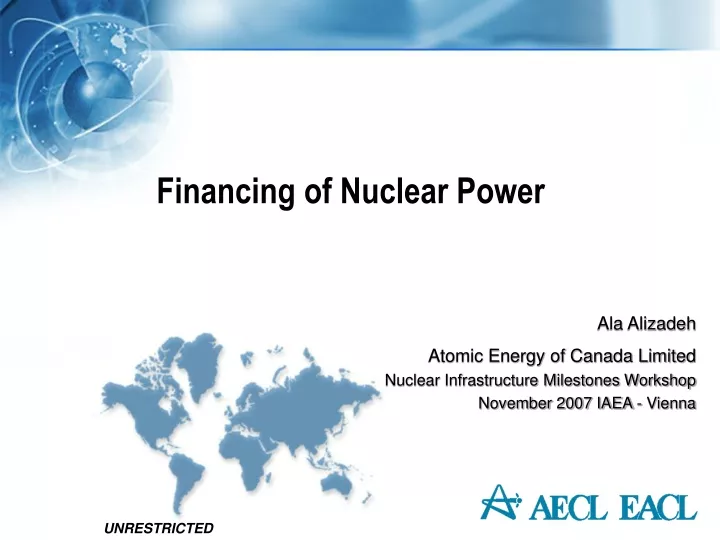 financing of nuclear power