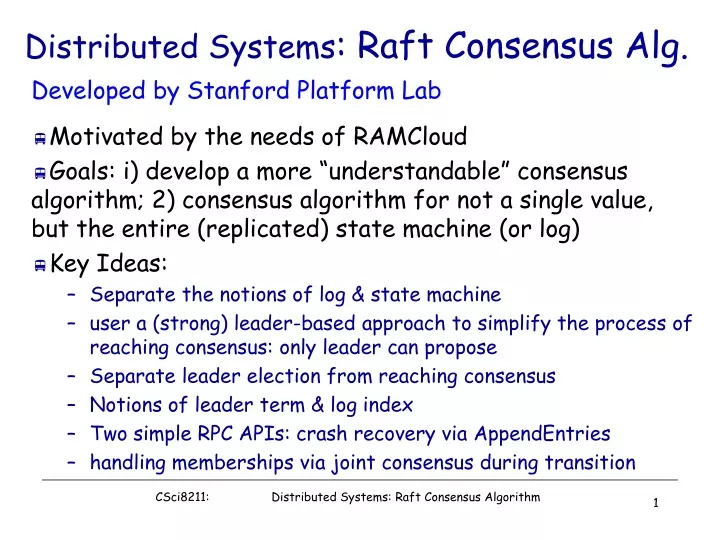 distributed systems raft consensus alg