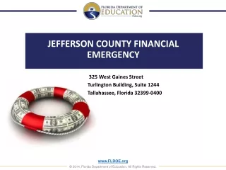 JEFFERSON COUNTY FINANCIAL EMERGENCY