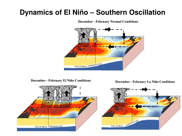 dynamics of el ni o southern oscillation