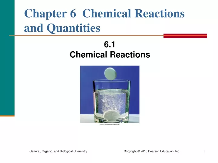 chapter 6 chemical reactions and quantities