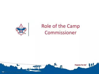 Role of the Camp Commissioner