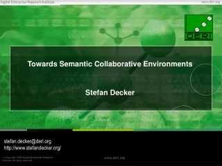 Towards Semantic Collaborative Environments