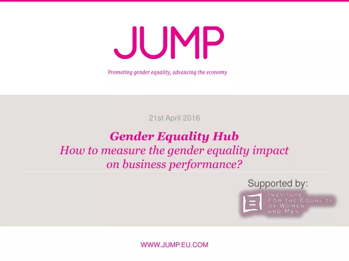 gender equality hub how to measure the gender equality impact on business performance