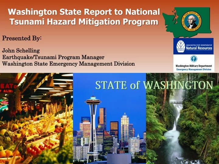 washington state report to national tsunami