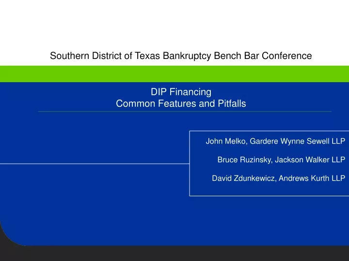 southern district of texas bankruptcy bench