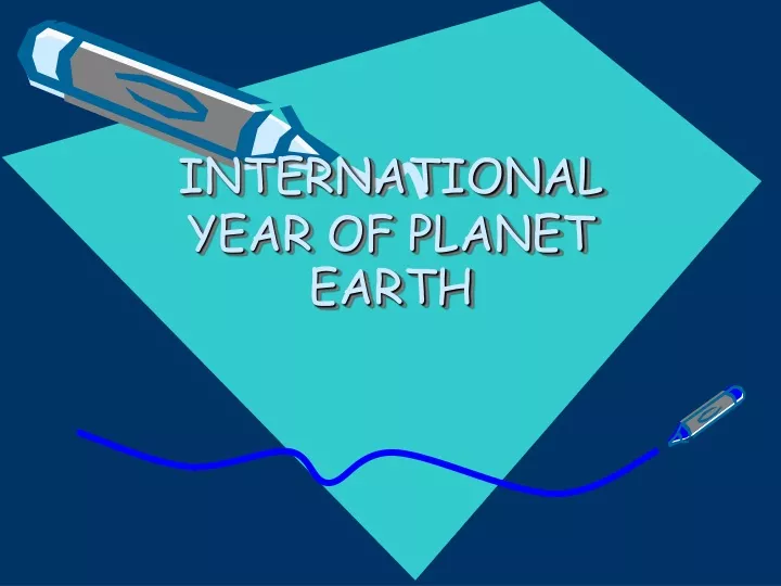 international year of planet earth