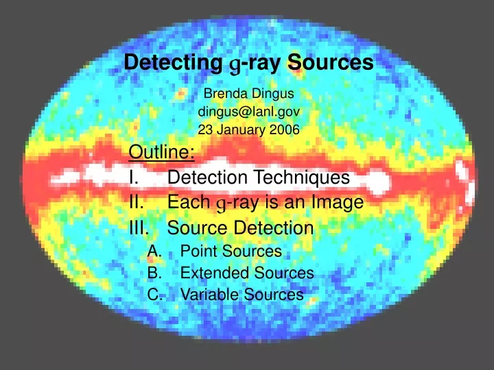 detecting g ray sources