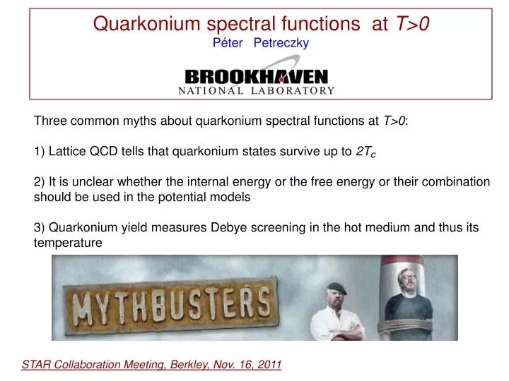 quarkonium spectral functions