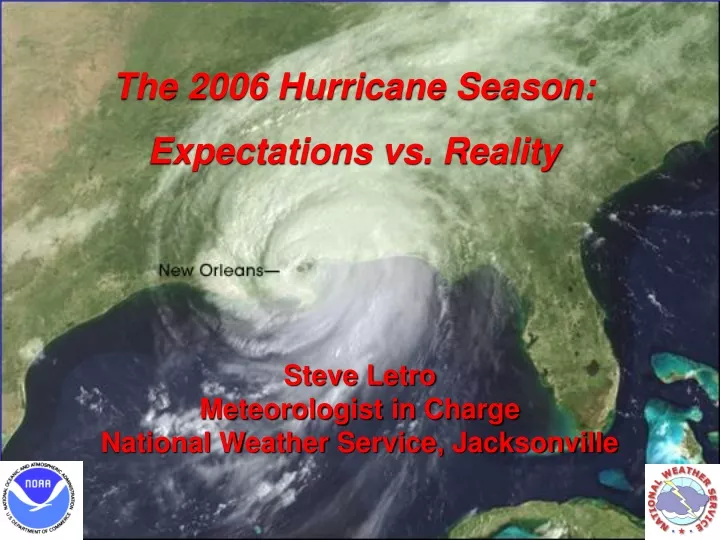 the 2006 hurricane season expectations vs reality