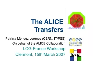 The ALICE Transfers