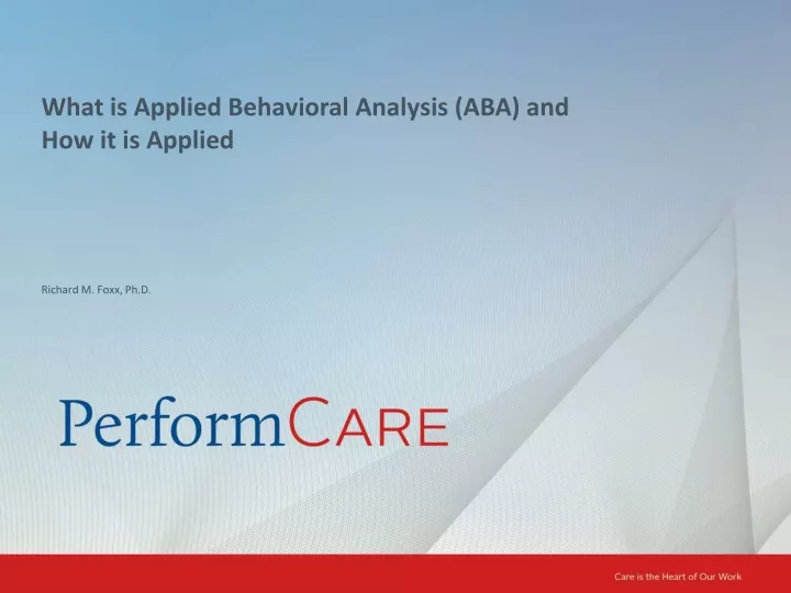 what is applied behavioral analysis aba and how it is applied