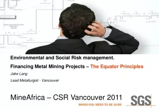 MineAfrica – CSR Vancouver 2011