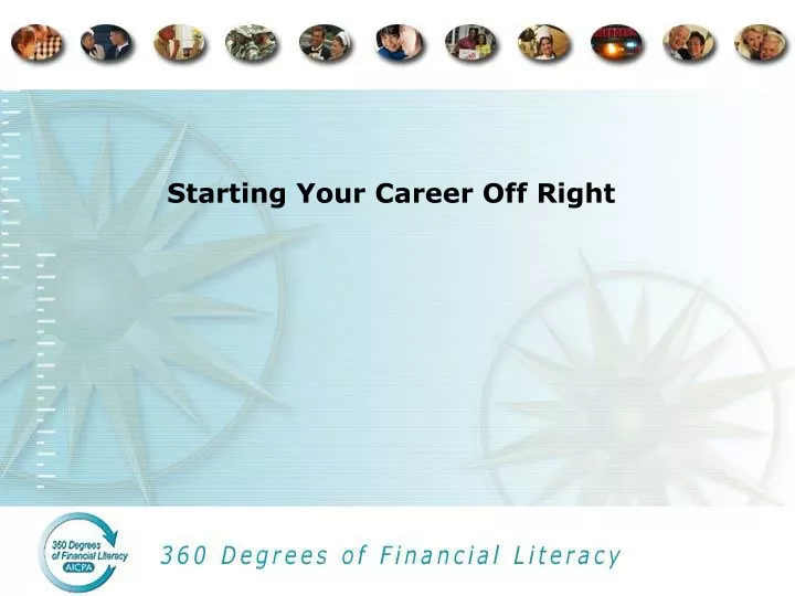 starting your career off right