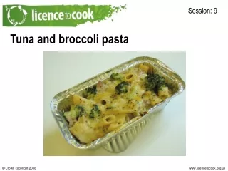 Tuna and broccoli pasta