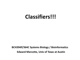 Classifiers!!!