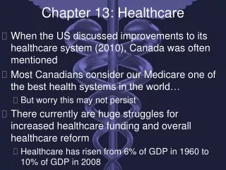 Chapter 13: Healthcare