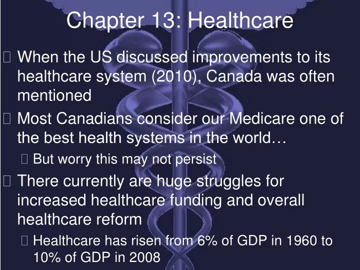 chapter 13 healthcare
