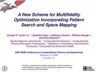 A New Scheme for Multifidelity Optimization Incorporating Pattern Search and Space Mapping