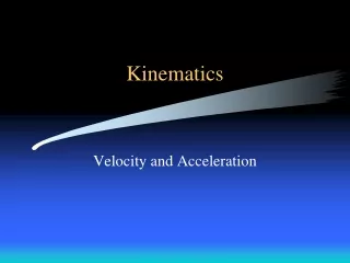 Kinematics