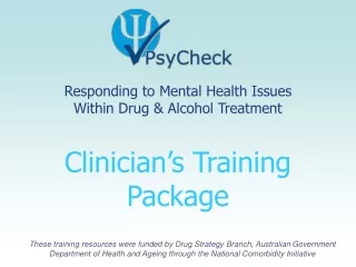 Clinician’s Training Package