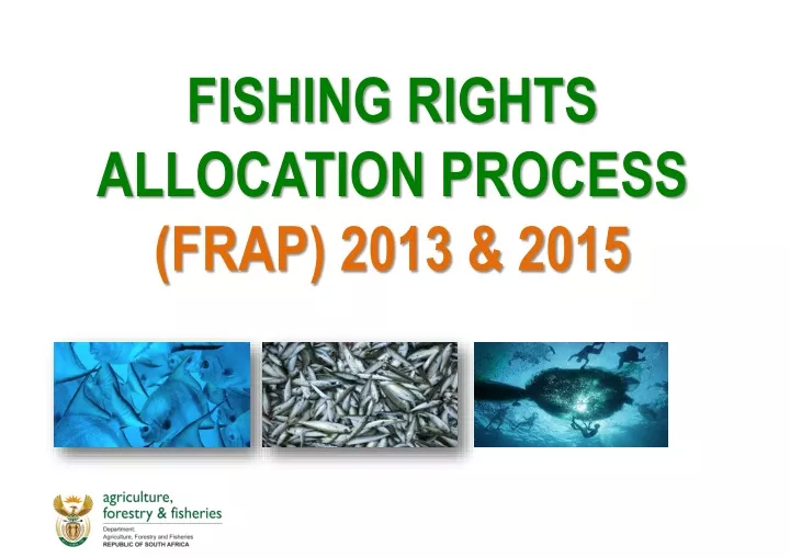 fishing rights allocation process frap 2013 2015