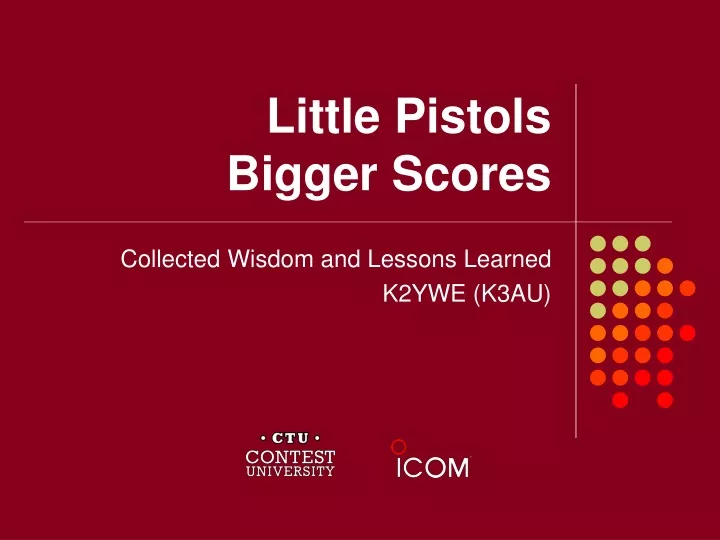 little pistols bigger scores