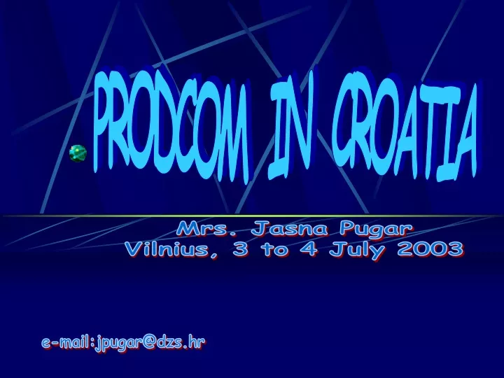 prodcom in croatia