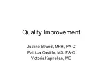 Quality Improvement in Healthcare: Best Practices and Principles - slide 1