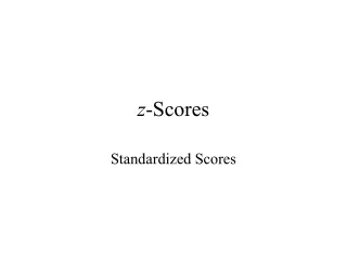 z -Scores