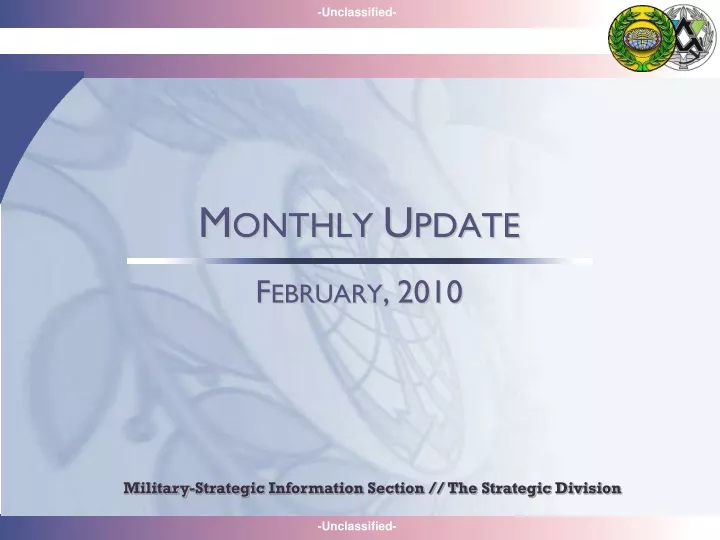 military strategic information section