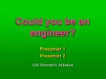 Be an Engineer & Change the World! - slide 1