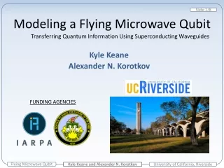 Modeling a Flying Microwave Qubit