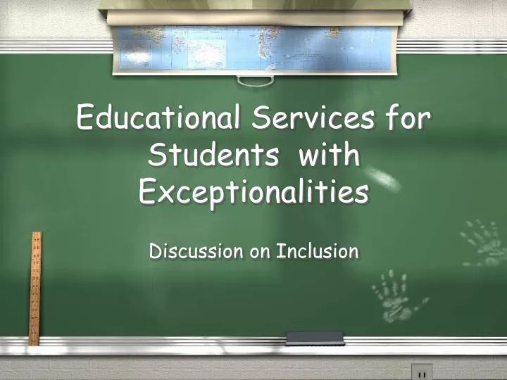 educational services for students with exceptionalities