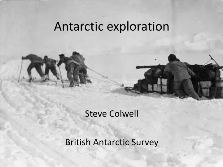 antarctic exploration
