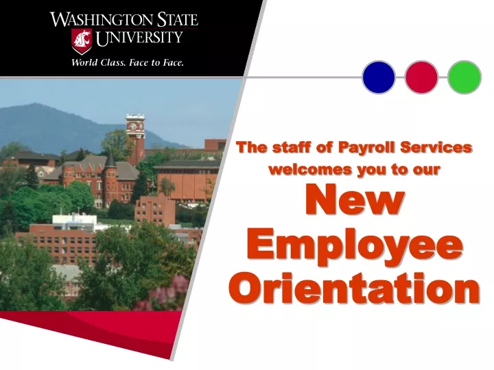 the staff of payroll services welcomes