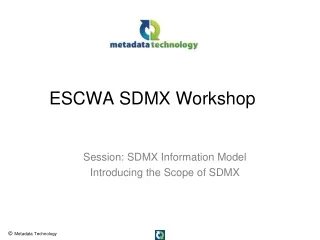 ESCWA SDMX Workshop