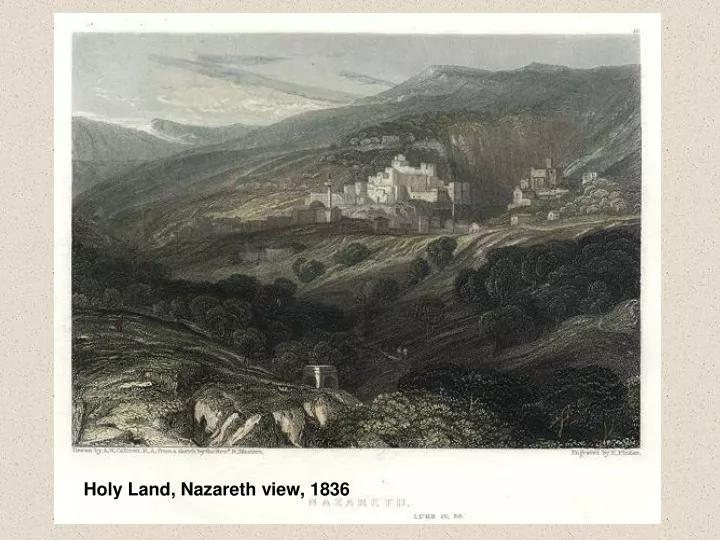 holy land nazareth view 1836