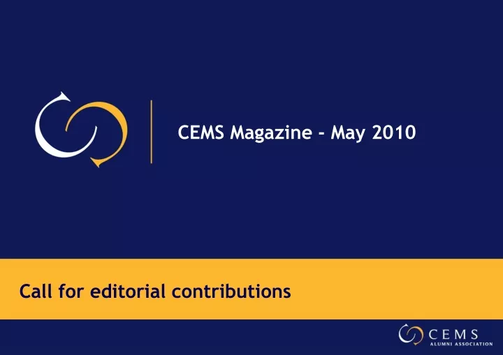 cems magazine may 2010
