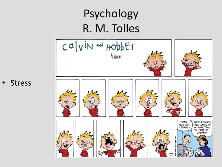 psychology r m tolles