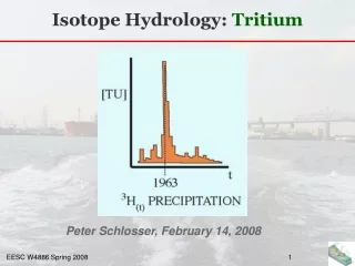 Isotope Hydrology:  Tritium