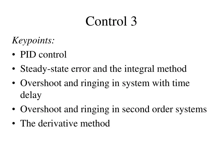 control 3