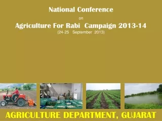 National Conference on Agriculture For Rabi  Campaign 2013-14  (24-25   September  2013)
