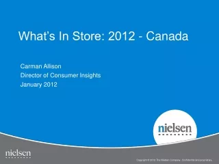 What’s In Store: 2012 - Canada